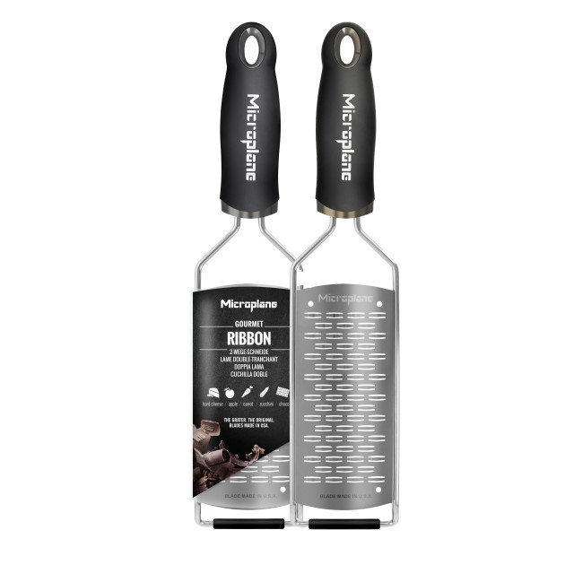 Râpe Double Tranchant Gourmet Noir Microplane