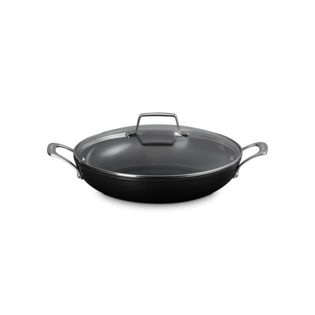 Sauteuse Antiadhérente Essentiel Céramique 30 cm et couvercle Le Creuset