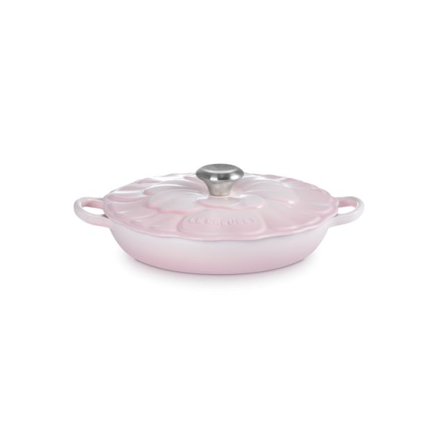 Faitout Fonte Émaillée Pétales Shell Pink 26 cm Le Creuset