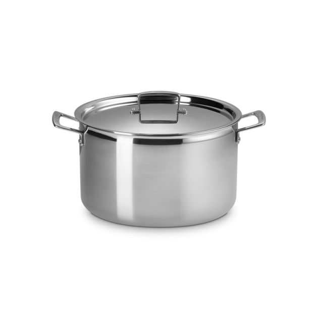 Faitout Inox 28 cm avec Couvercle Le Creuset