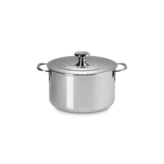 Cocotte Inox Haute avec Couvercle 24 cm Le Creuset