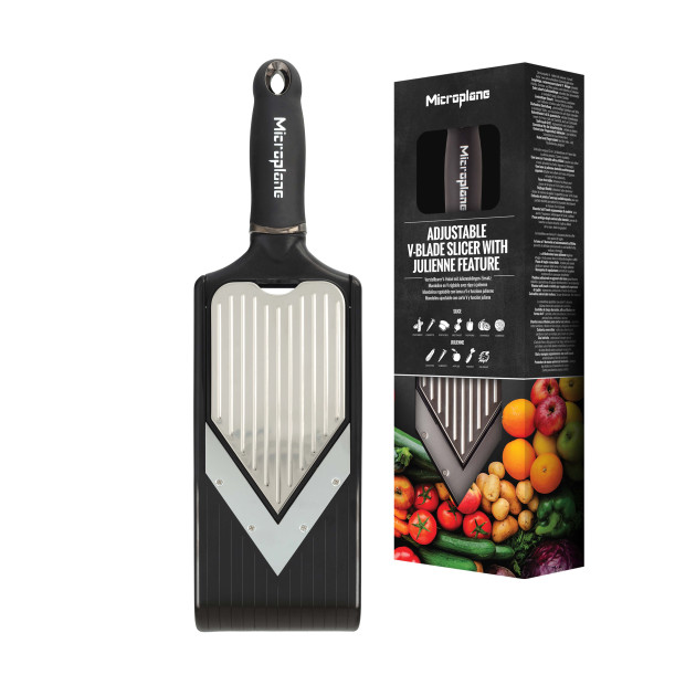 Mandoline Multifonction en V Specialty Noir Microplane