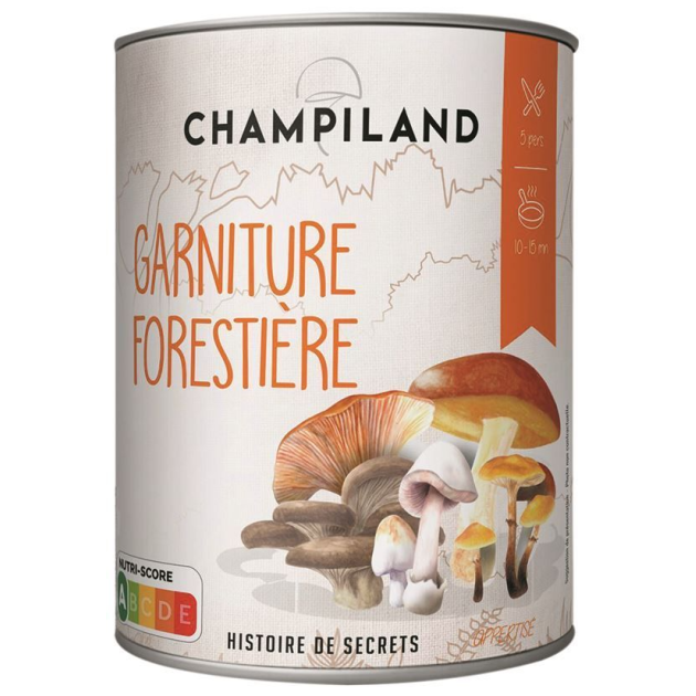 Garniture Forestière 4/4 460 g Champiland