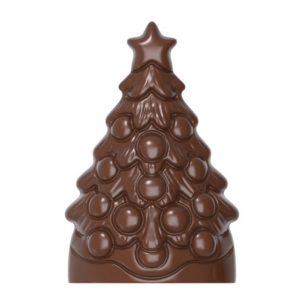 Moule Chocolat Aimanté Sapin de Noël 15 cm Chocolate World