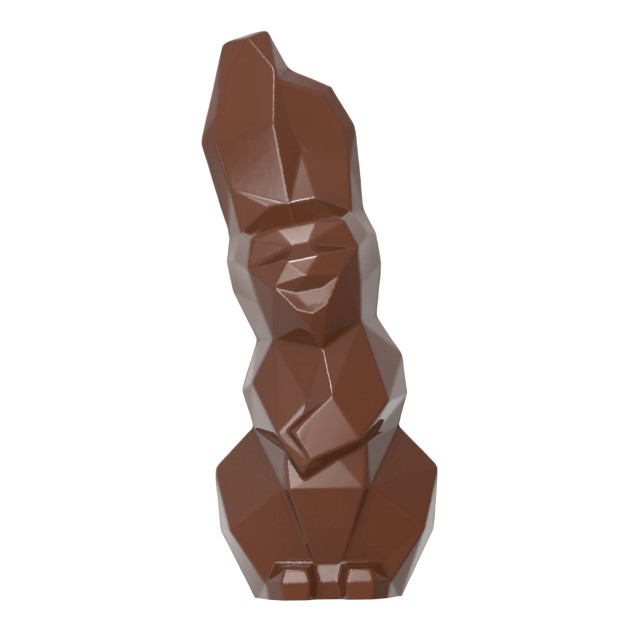 Moule Chocolat Aimanté Lapin Origami 15 cm Chocolate World