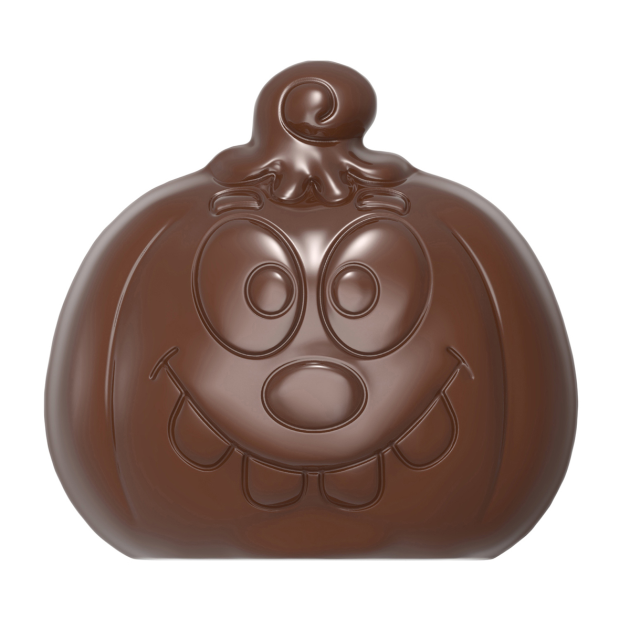 Moule Chocolat Aimanté Citrouille Halloween 10 cm Chocolate World