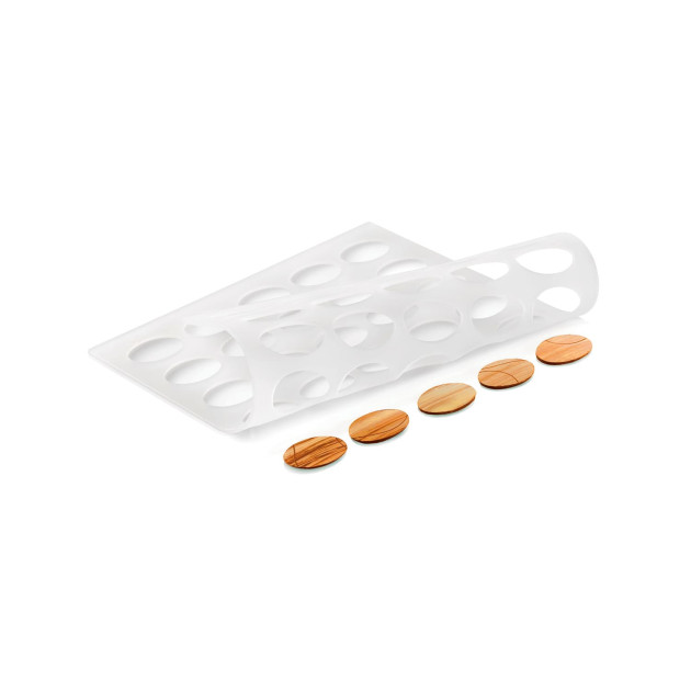 Chablon Silicone Ovale 3,4 x 2,4 cm (x42) Silikomart Professional