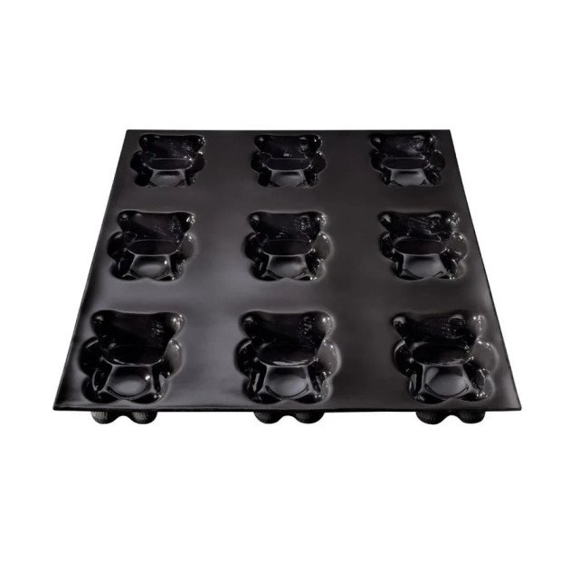 Moule Silicone 9 Oursons 9 x 5,5 cm Flexipan Demarle