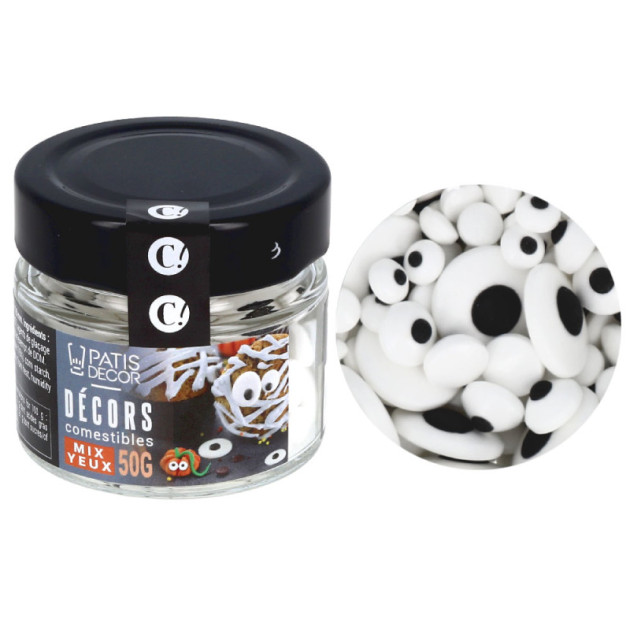 Mix Yeux en Sucre 3 Formats 50 g Patisdécor