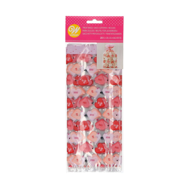 Sachet Bonbon Cœurs (x20) Wilton