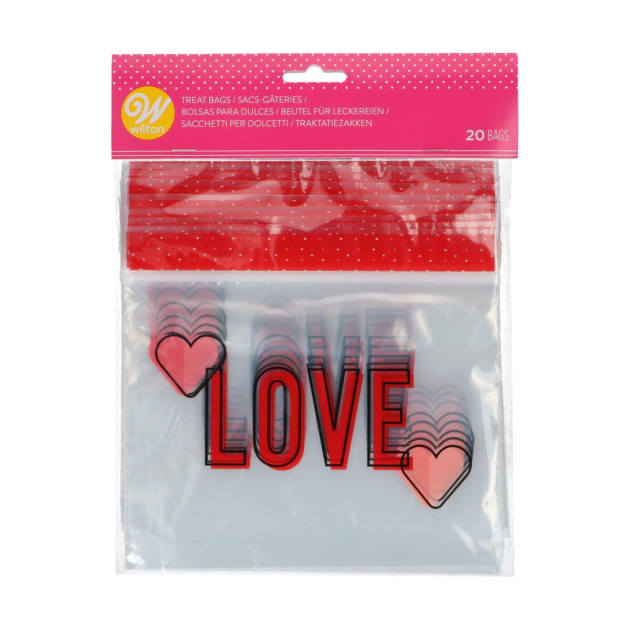 Sachet Bonbon Refermable Love (x20) Wilton