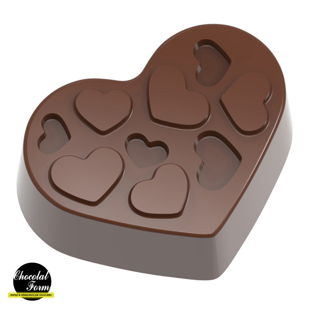 Moule Chocolat Cœur Praline (x24) Chocolat Form