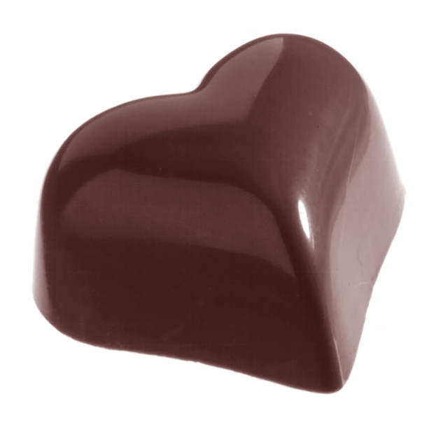 Moule Chocolat Bonbon Cœur 3,1 cm (x32) Chocolate World