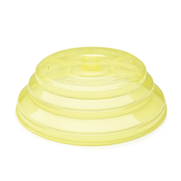 FIN DE SERIE Cloche Micro-ondes Silicone Pliable Ø 25,5 cm x H 8,5 cm Ibili