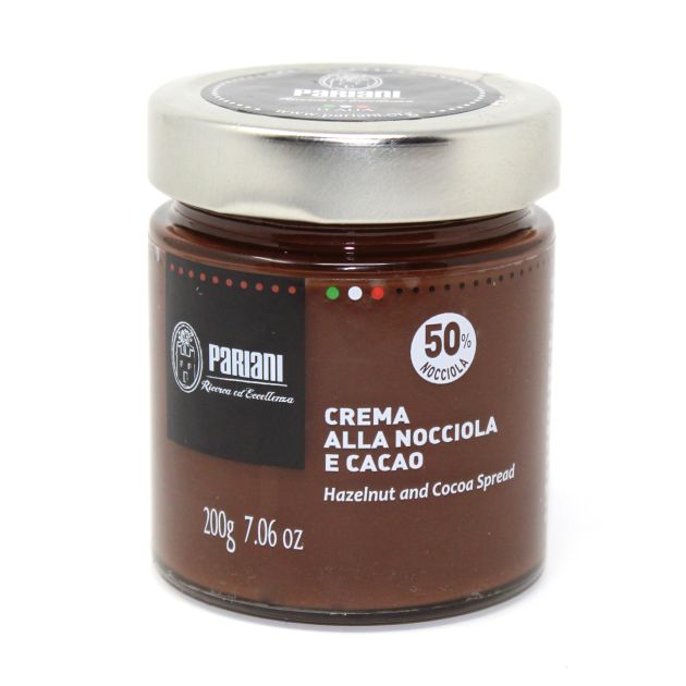 Pâte à Tartiner Noisette 50% et Cacao 200 g Pariani