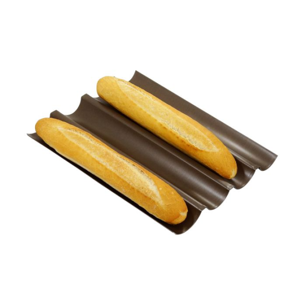 Moule Baguette Antiadhésif 38 x 32 cm (x4) Gobel