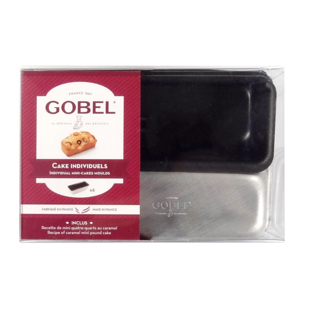 Moule Mini Cakes Antiadhésif 13 x 7 cm (x6) Gobel