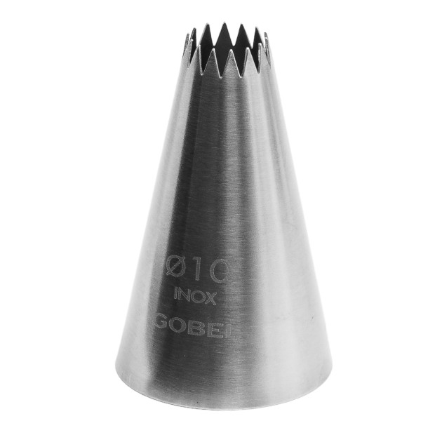 Douille Cannelée Petit Four en Inox Ø 10 mm 14 Dents Gobel