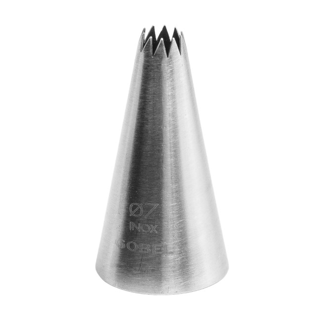 Douille Cannelée Petit Four en Inox Ø 7 mm 10 Dents Gobel