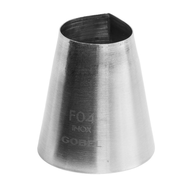 Douille Pâtissière Lisse Goutte en Inox Ø 26 mm Gobel