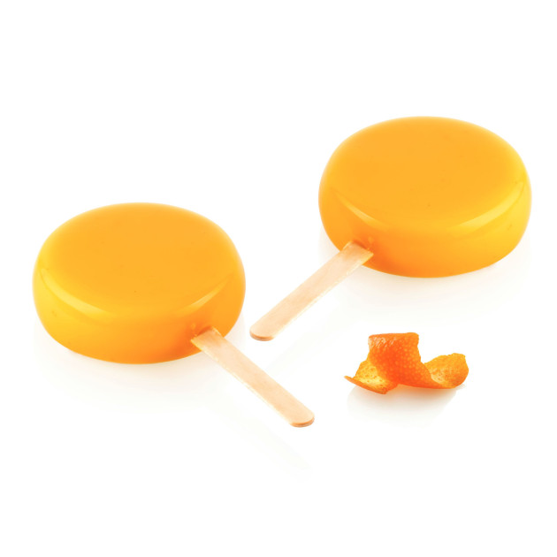 Moule à Glace Silicone Rond 3D Ø 7 x H 2,3 cm (x2) Silikomart