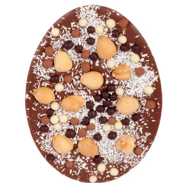 Tablette de Chocolat au Lait Œuf avec Inclusions 75 g Île de Ré Chocolats