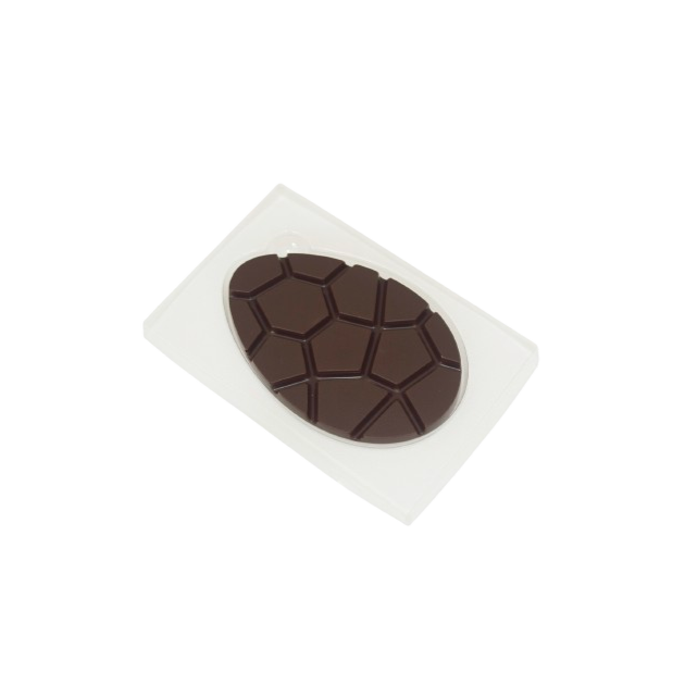 Blister Transparent Tablette Chocolat Œuf (x100) Chocolate World