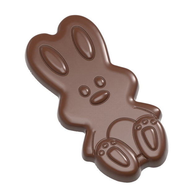 Moule Tablette Chocolat Lapin de Pâques 14 x 7,1 cm (x2) Chocolate World