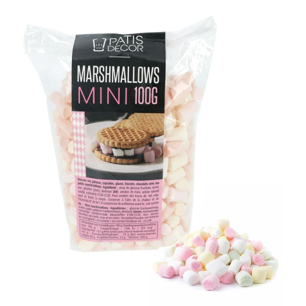 DLUO Courte Mini-Marshmallows 100 g Patisdécor