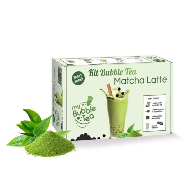 Kit Bubble Tea Matcha Latte Perles de Tapioca My Bubble Tea