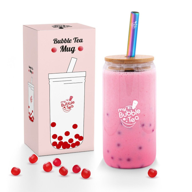 Mug Bubble Tea 470 ml et Paille Inox My Bubble Tea : achat, vente ...