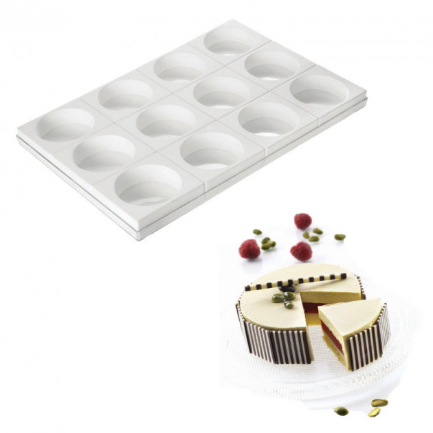 Moules en silicone de qualité alimentaire pour gâteaux à portion unique, Martellatos