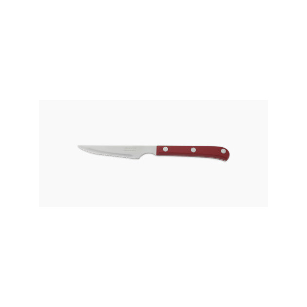 FIN DE SERIE Couteau a Steak Crante 11.5 cm Rouge Arcos