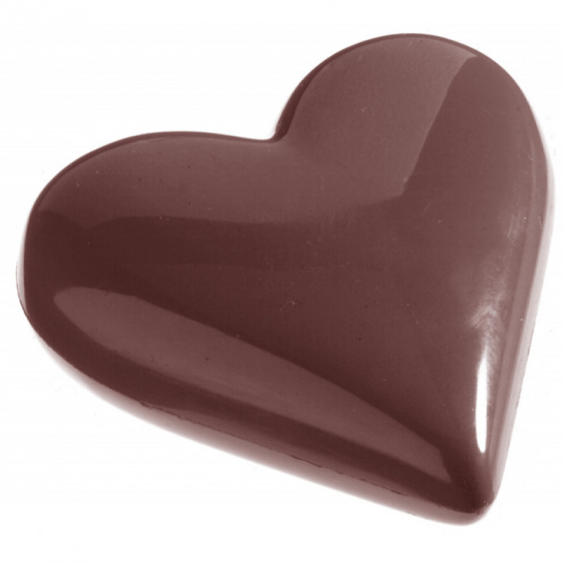 Moule Chocolat Coeur 6.5 cm (x8) Chocolate World- Cuisineaddict