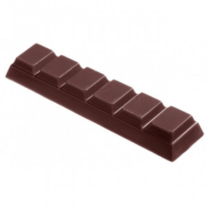 Moule Chocolat Tablette 2 Barres (x6) Chocolate World
