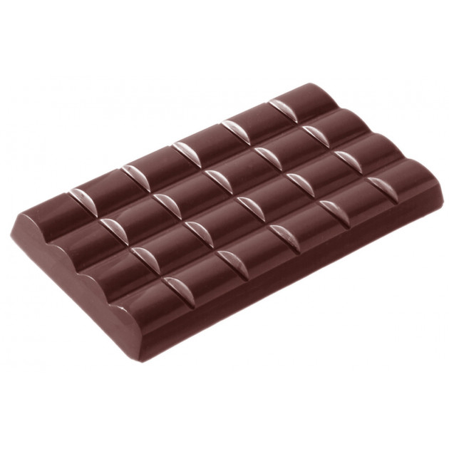 Moule Chocolat Tablette Carrés Bombés (x3) Chocolate World -  , achat acheter vente