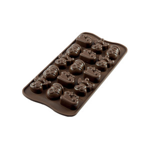 ScrapCooking - Moule Oursons en Silicone XL - 6 Formes pour Oursons Guimauve  Chocolat & Gâteaux - Ustensile Souple Pâtisserie - Apte Four & Congélateur  - Vert d'Eau - 3000 : : Cuisine et Maison