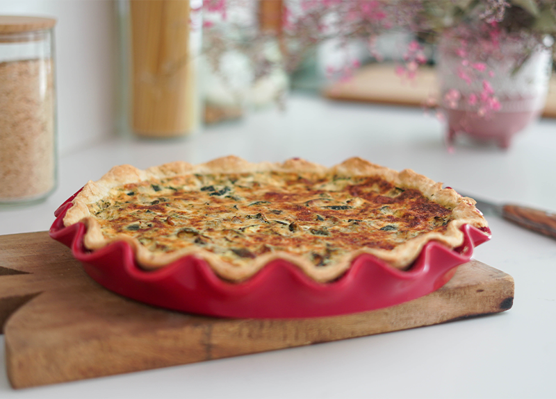 Quiche aux Courgettes et Ail des Ours