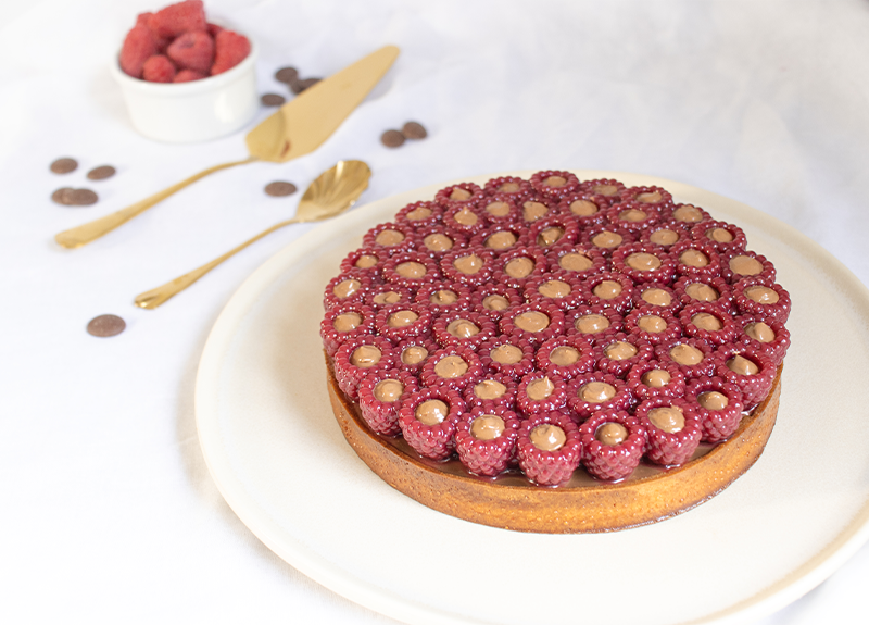 Tarte Chocolat au Lait & Framboises