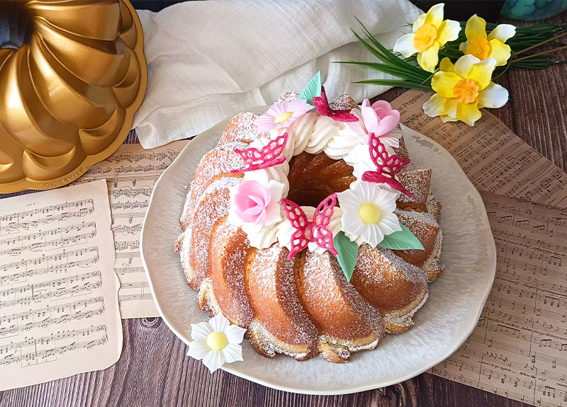 Bundt cake à la vanille