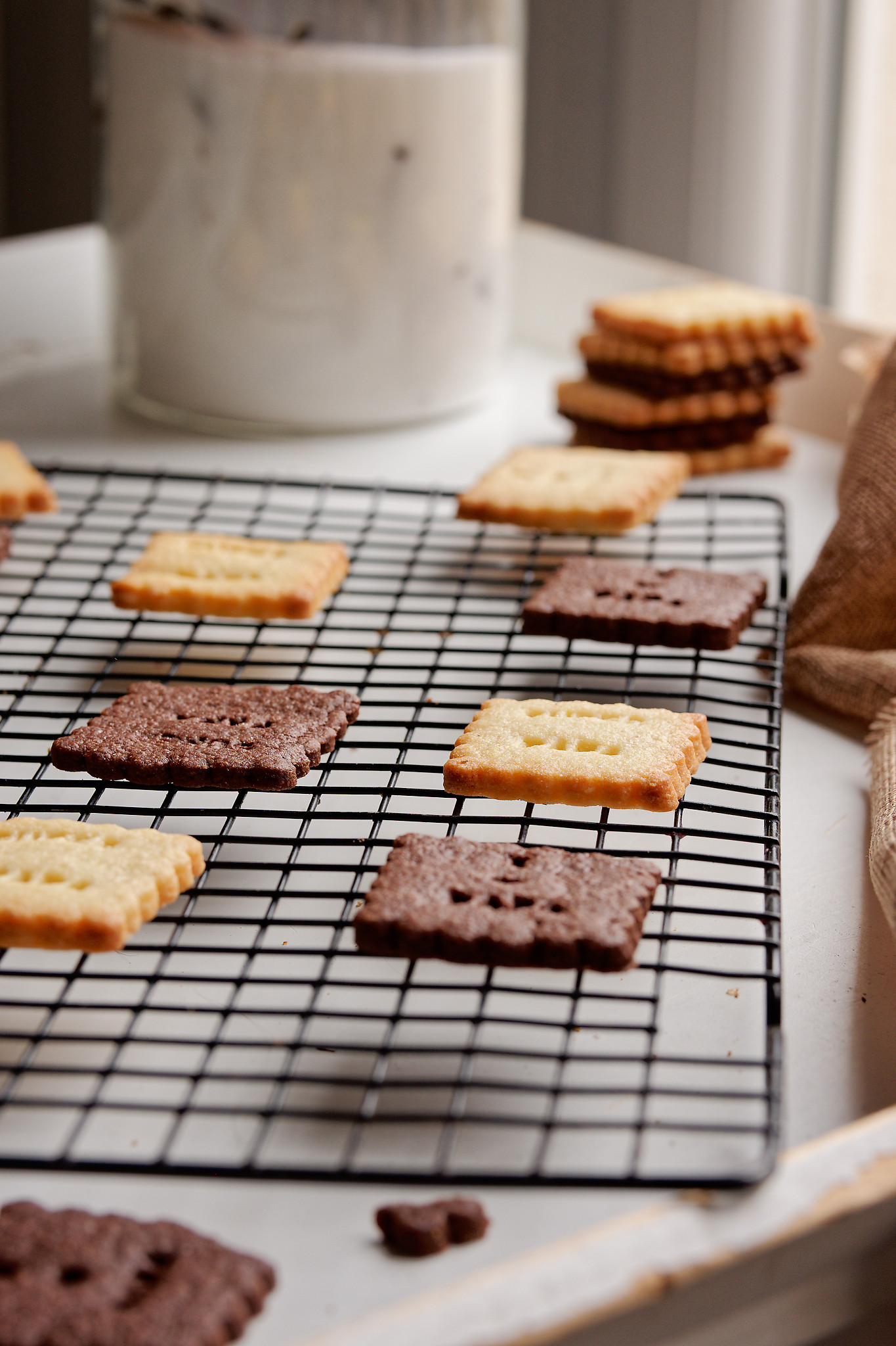 Recette de biscuits à message au citron et cacao