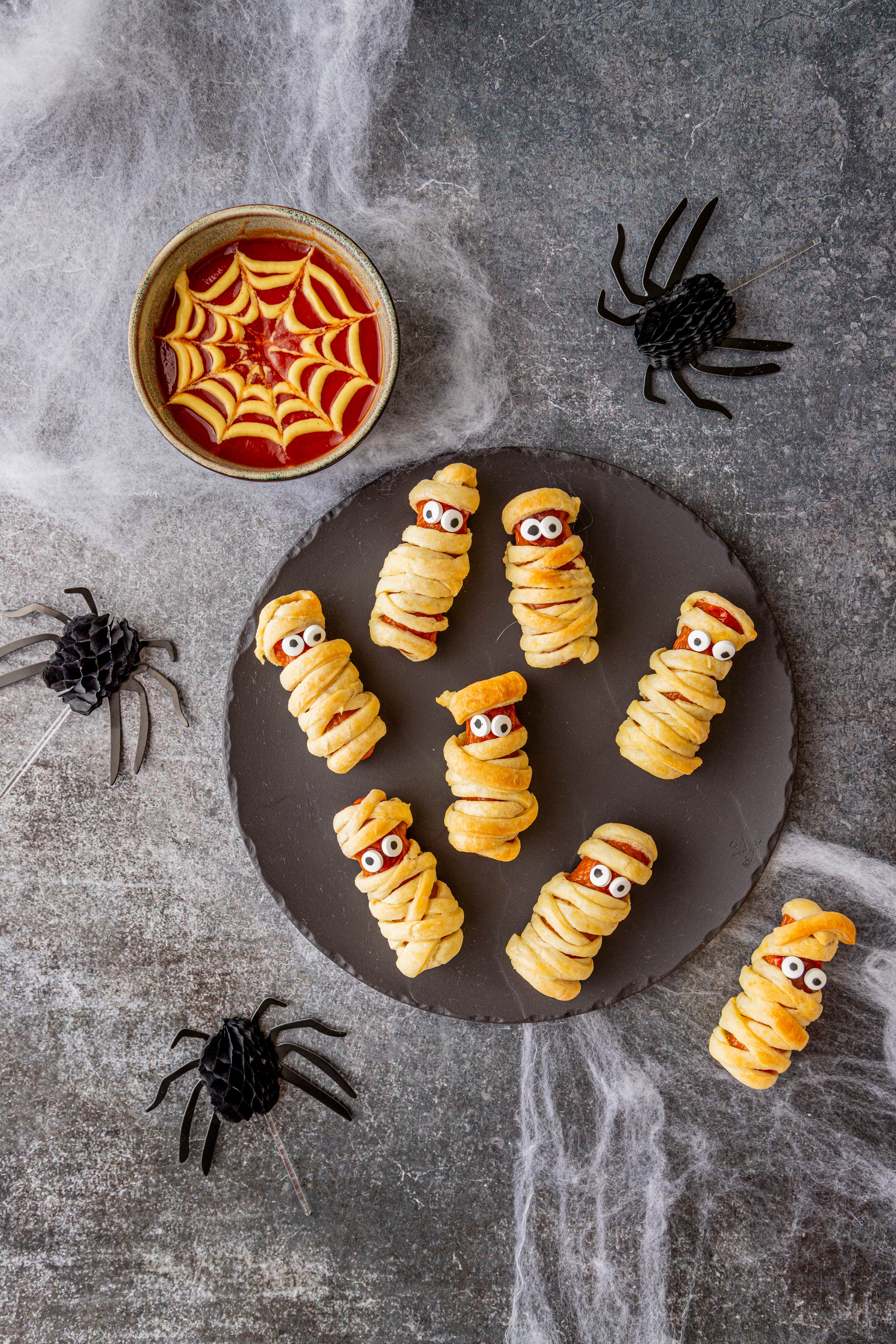 Recette de feuilletés momies pour Halloween