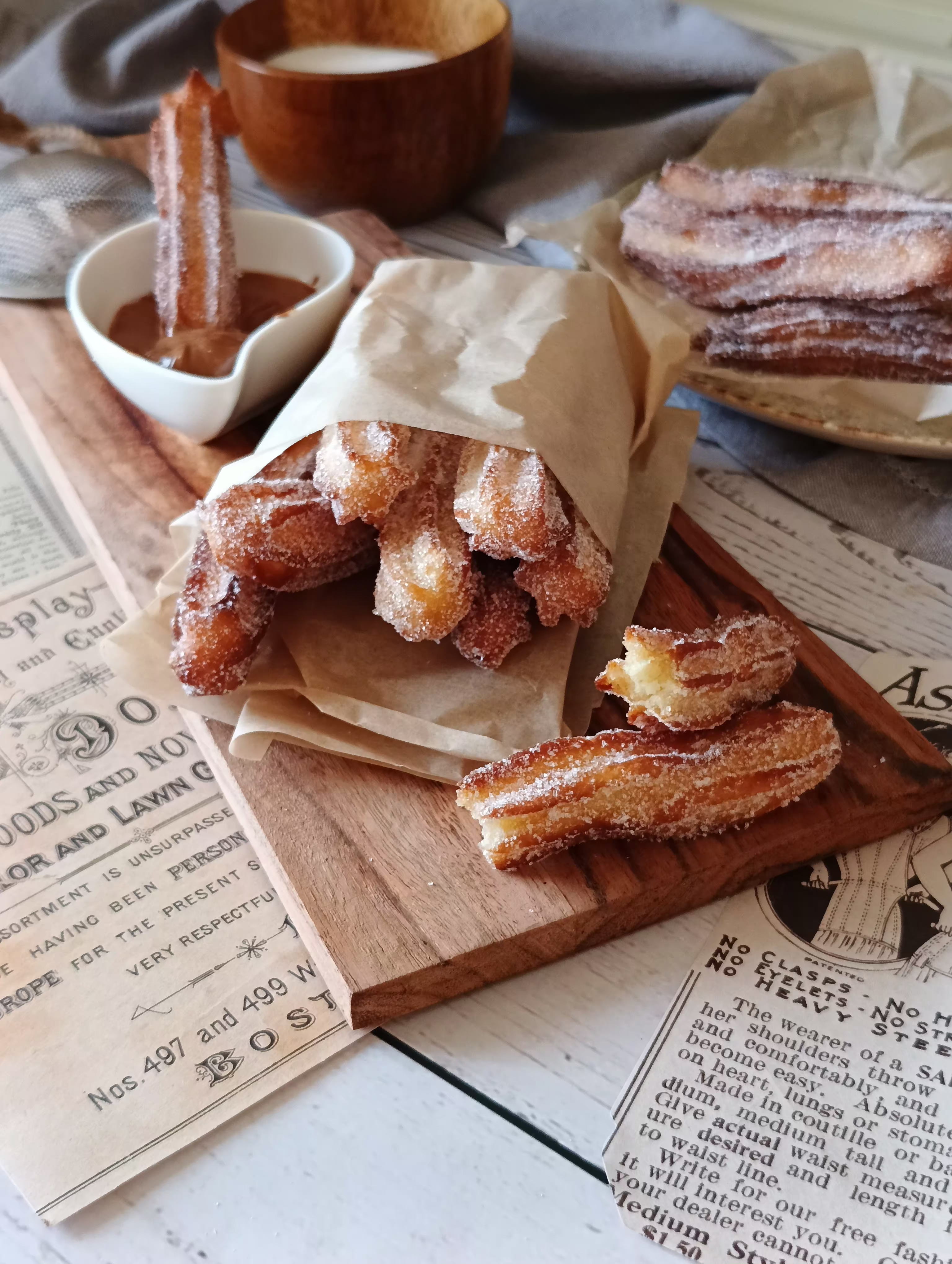 Recette de churros maison - avec praliné