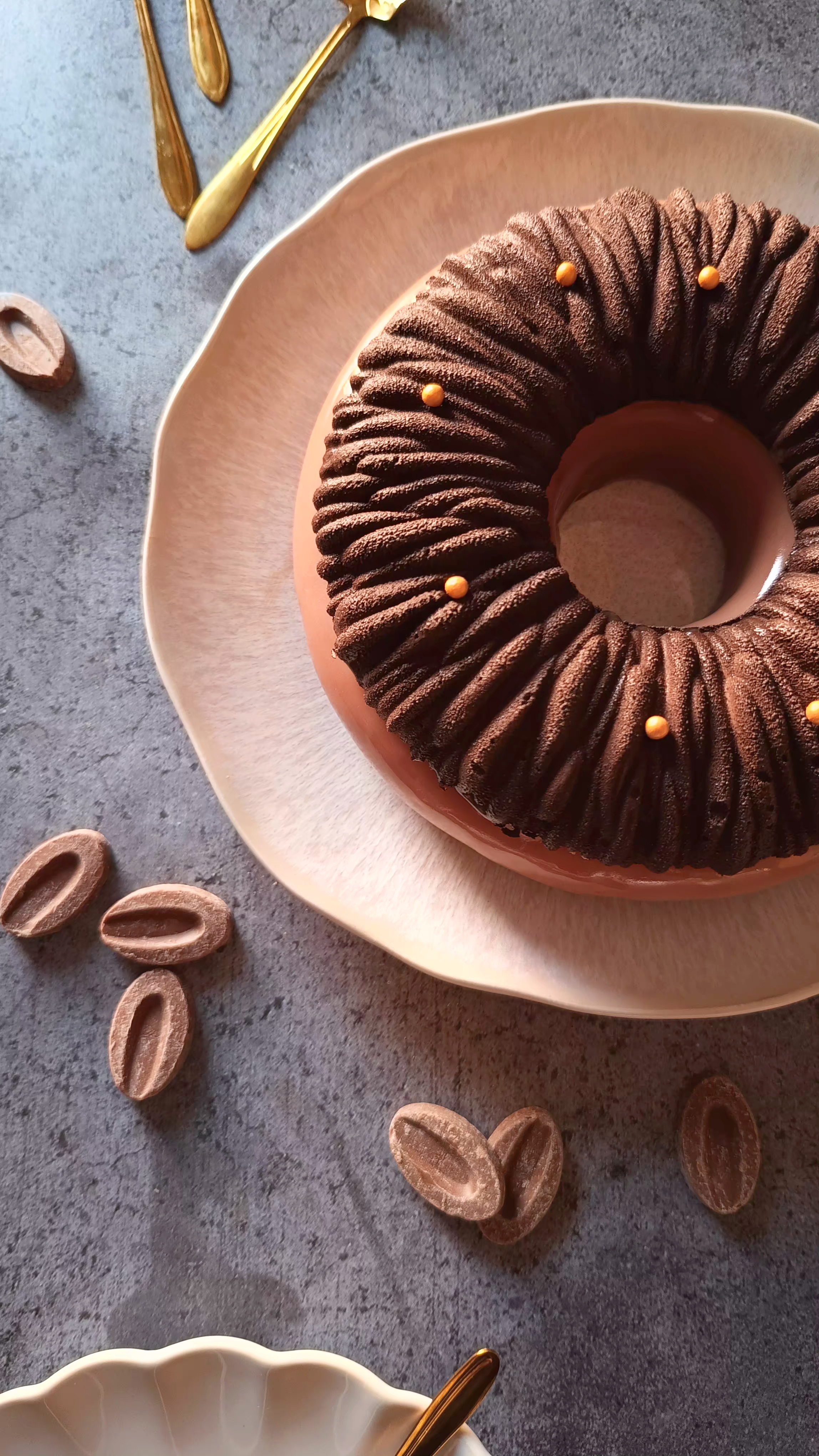 recette d'entremets au chocolat au lait et caramel