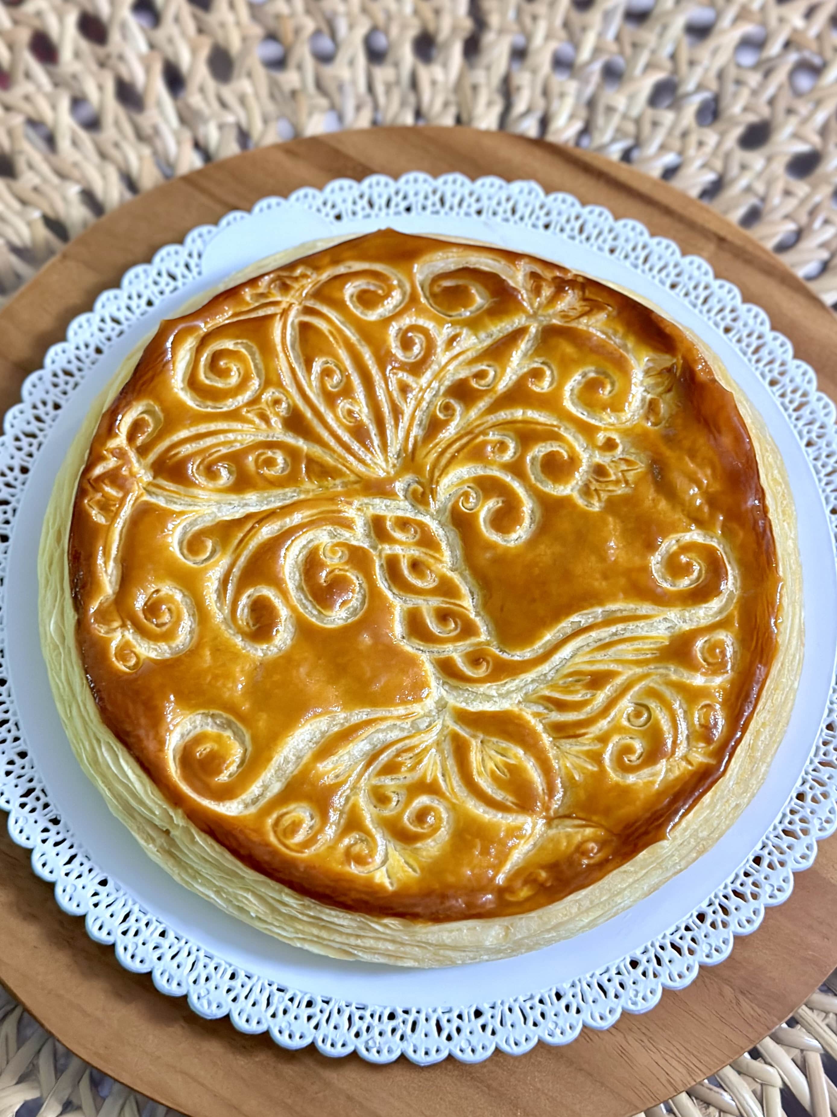 Galette des rois praliné pistache